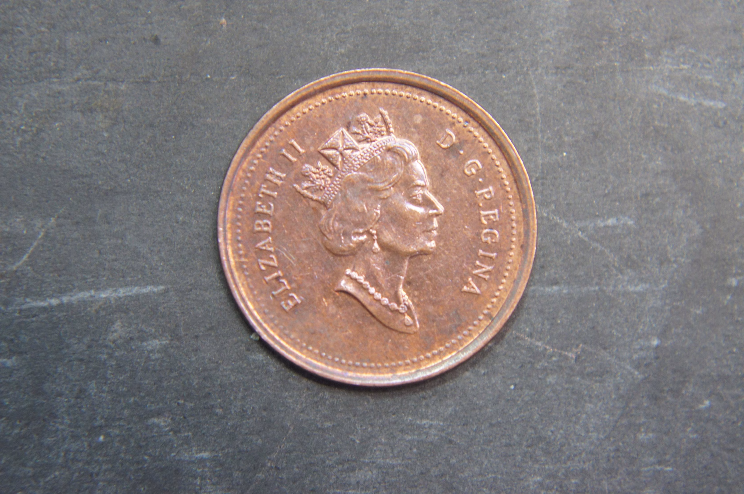 1998 1 Cent Coin Canada Elizabeth II