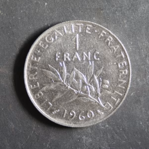 1960 1 Franc Coin France
