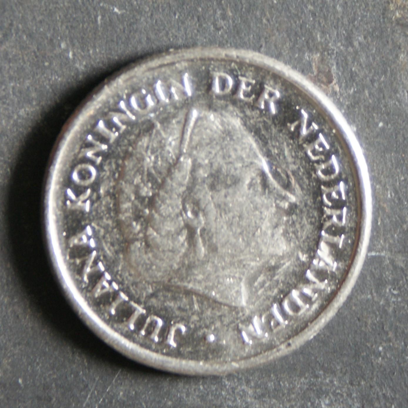 1977 10 Cents Coin Netherlands Juliana