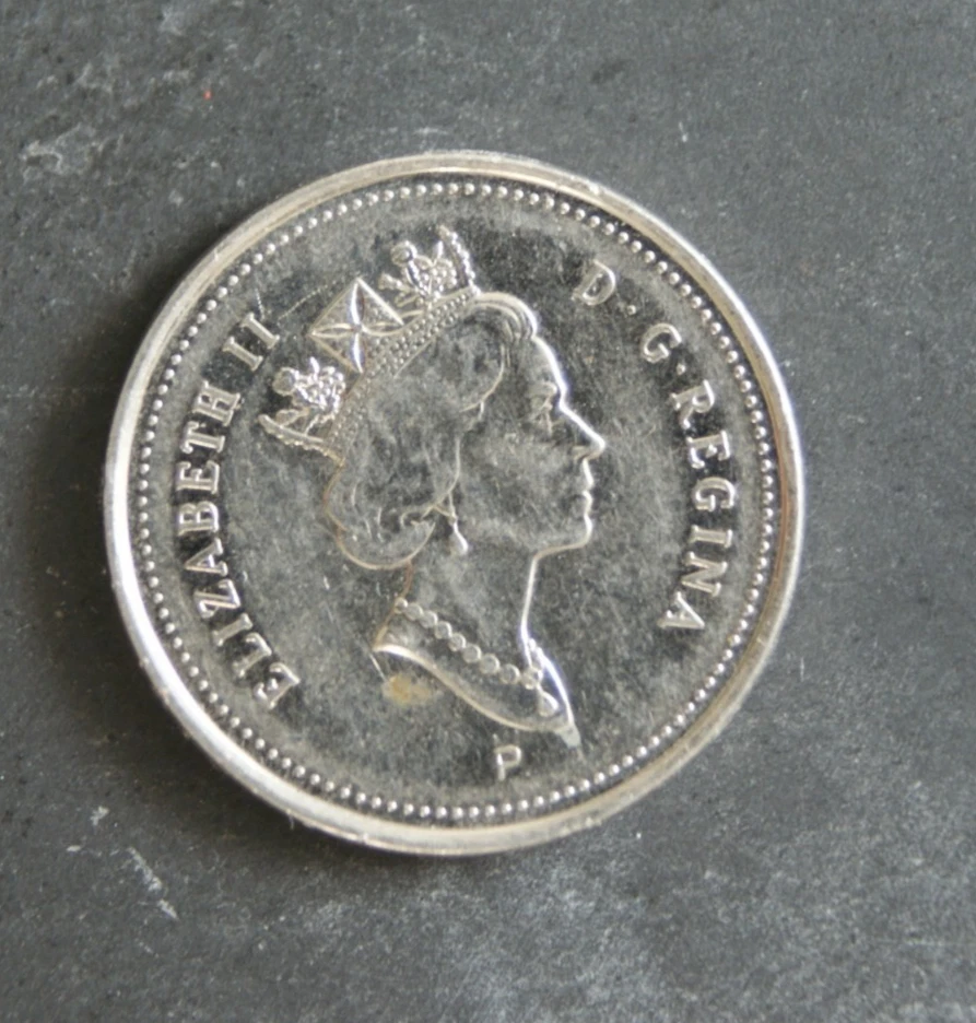 2001 5 Cents Coin Canada Elizabeth II