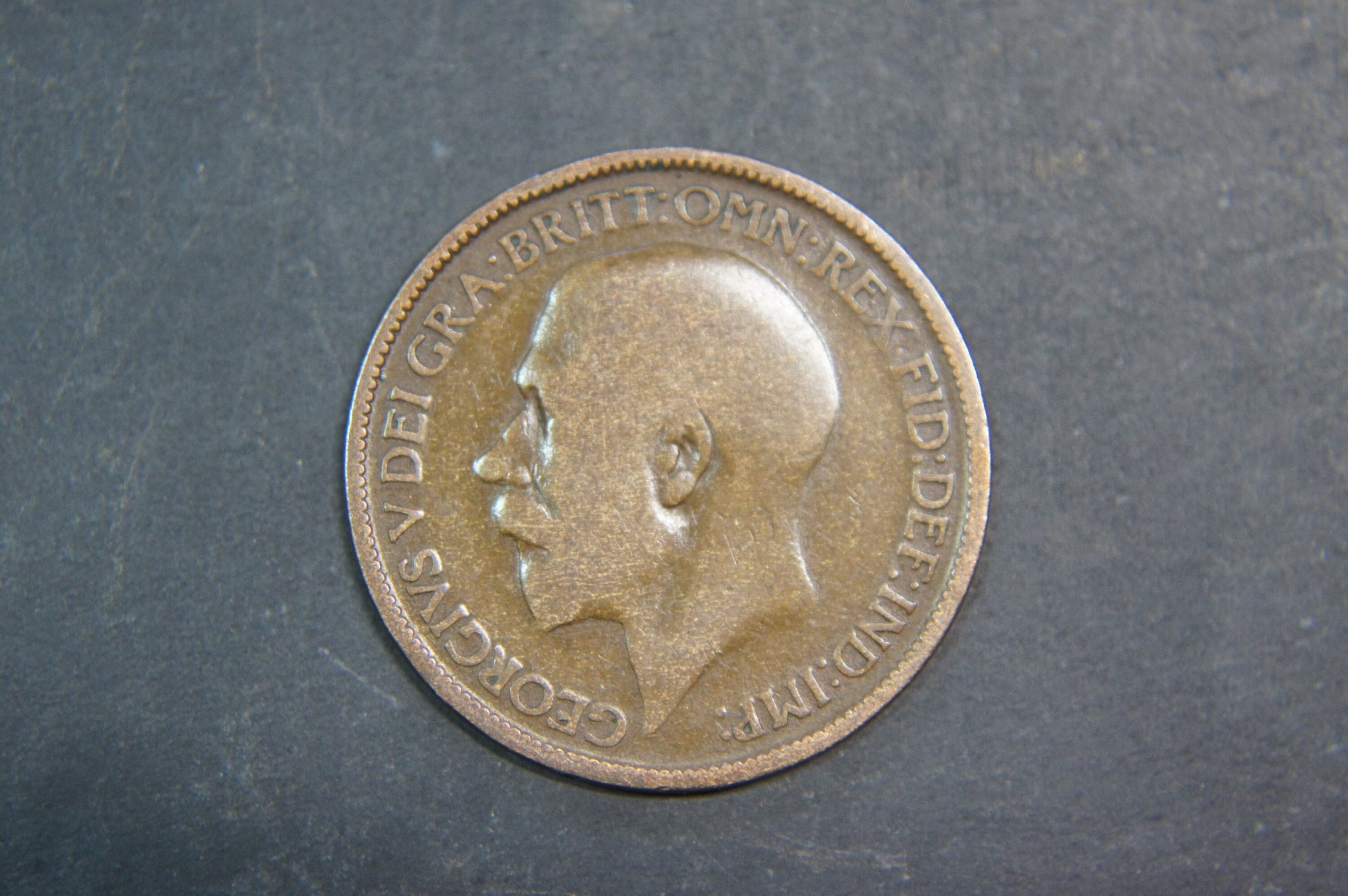 1912 Half Penny Coin Great Britain George V