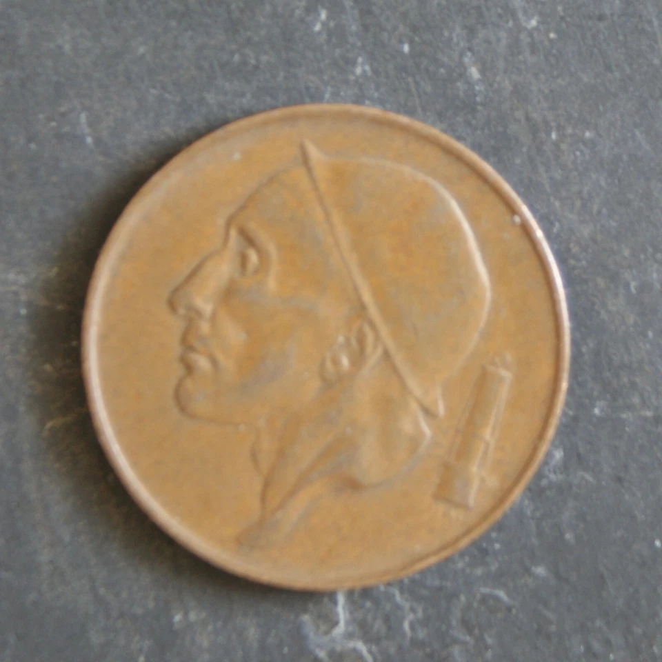 1953 50 Belgian Centimes Coin (Dutch Text) Belgium – C03512