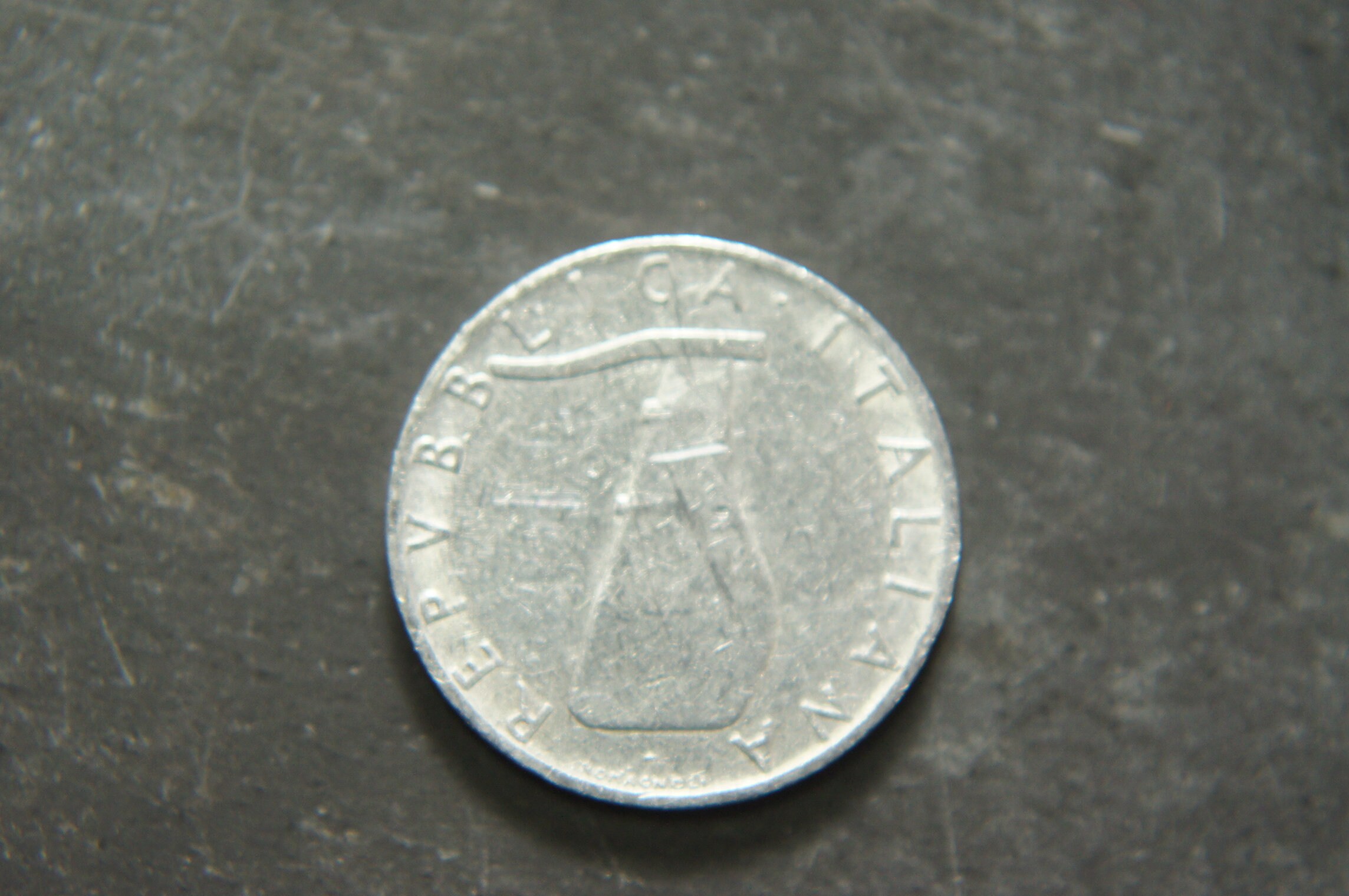 1954 5 Lire Coin Italy