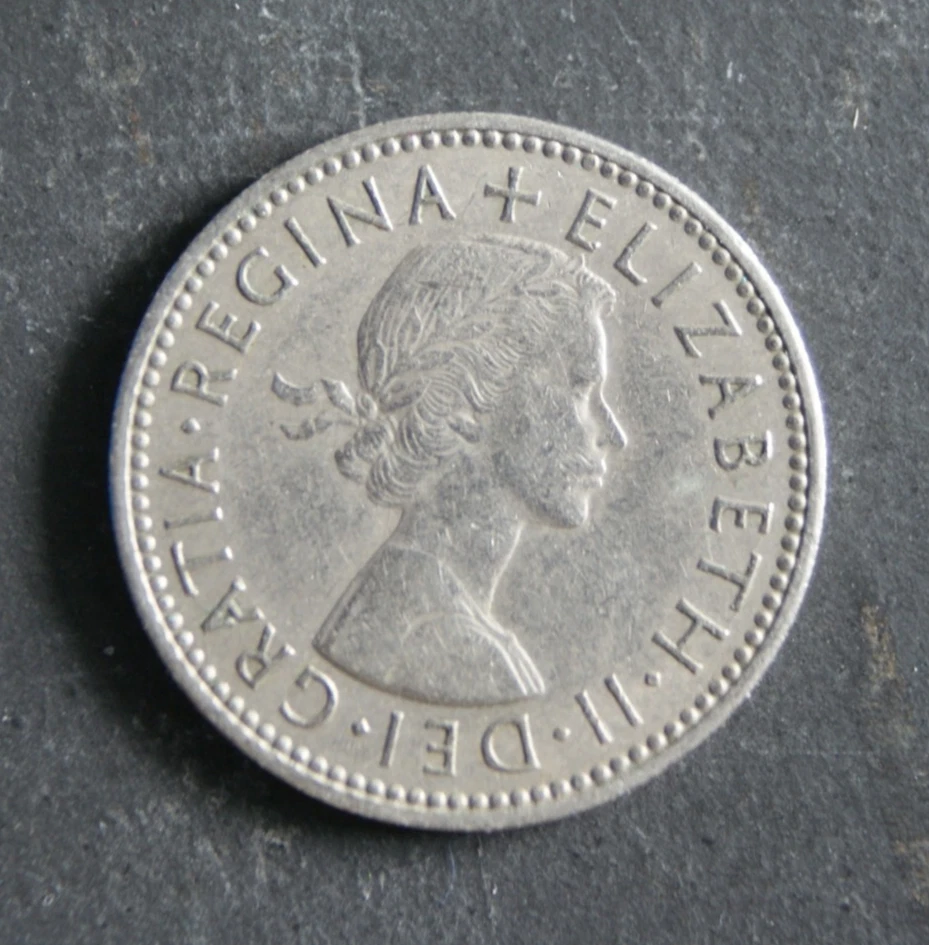 1959 1 Shilling Coin U.K. Elizabeth II – Scottish Shield