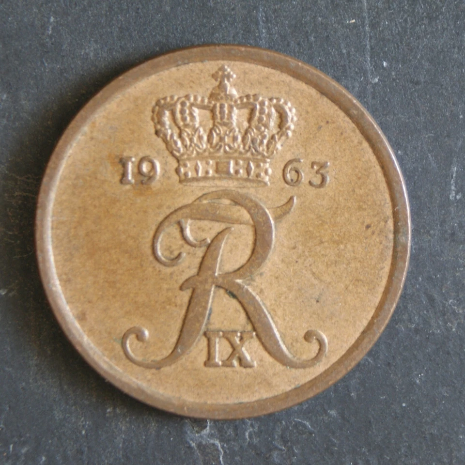 1963 5 Ore Coin Denmark