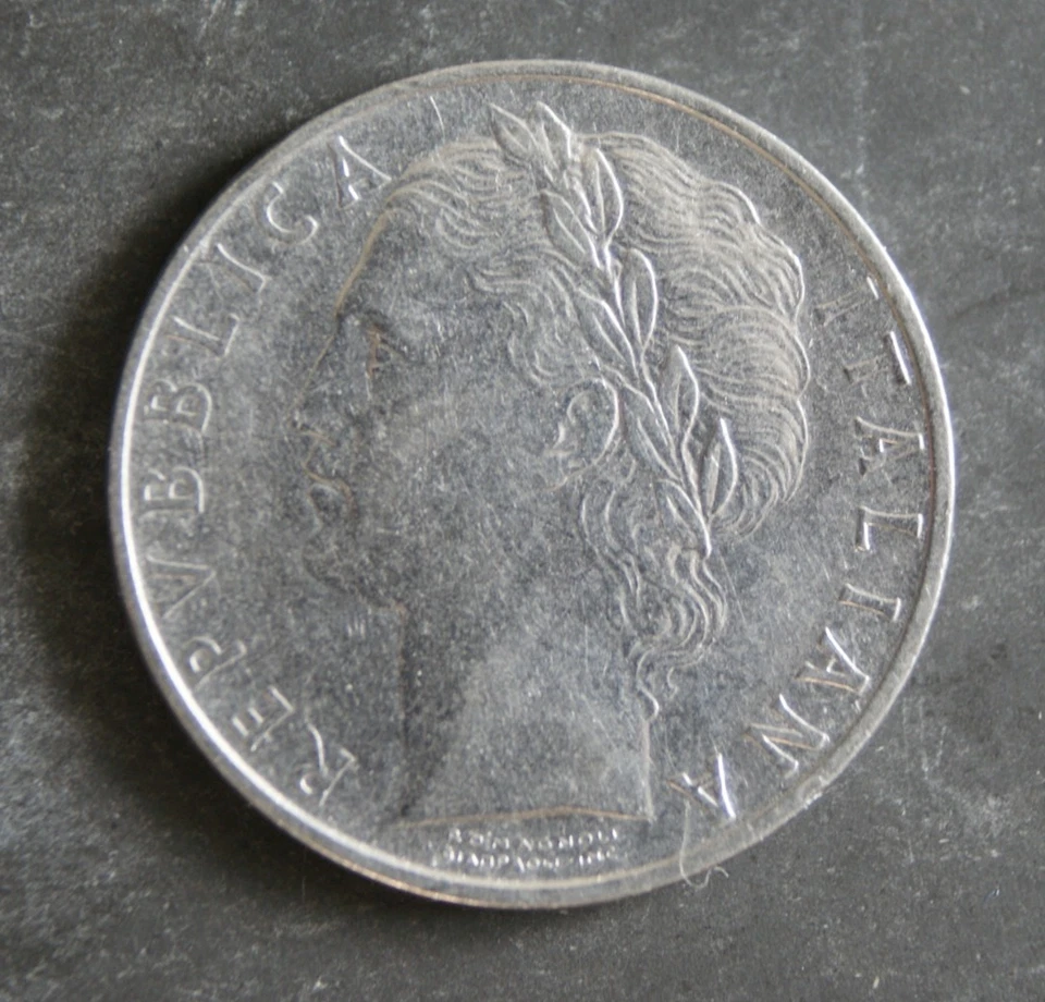 1966 100 Lire Coin Italy