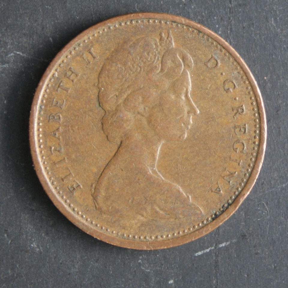 1968 1 Cent Coin Canada Elizabeth II – C03386
