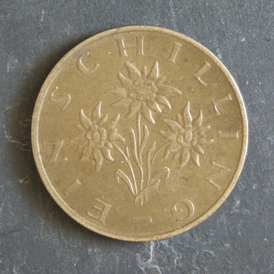 1980 1 Shilling Coin Austria
