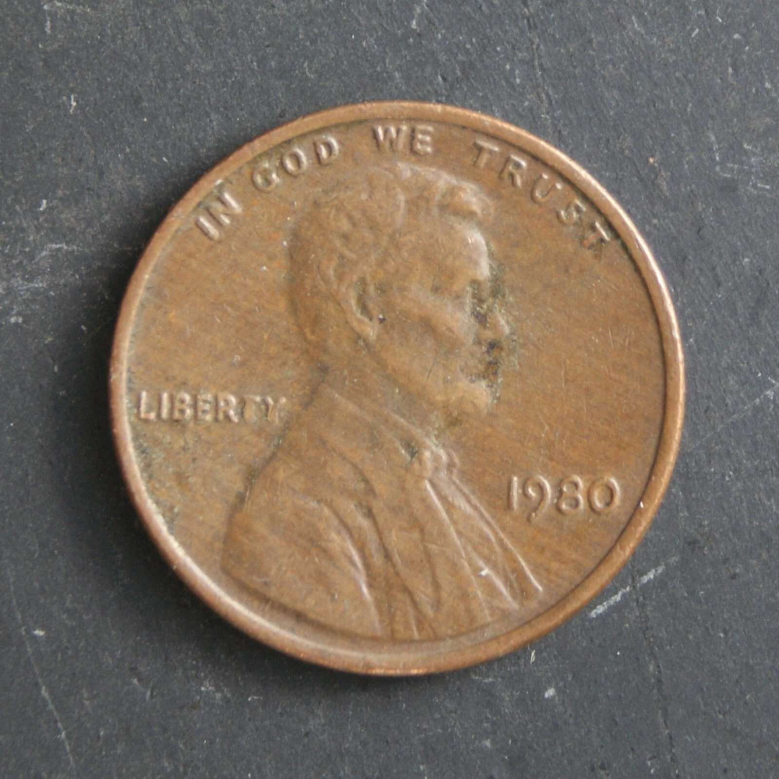 1980 Cent Coin USA