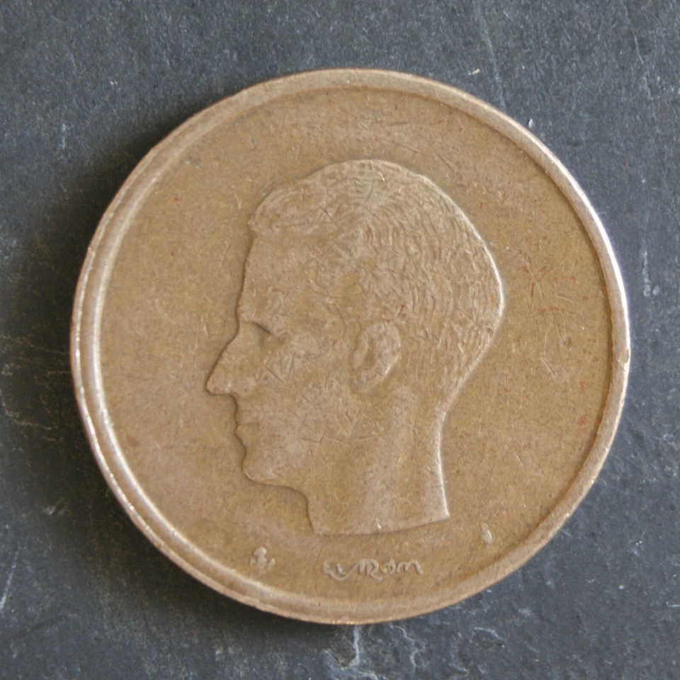 1981 20 Belgian Francs Coin (Dutch Text) Belgium Baudouin I