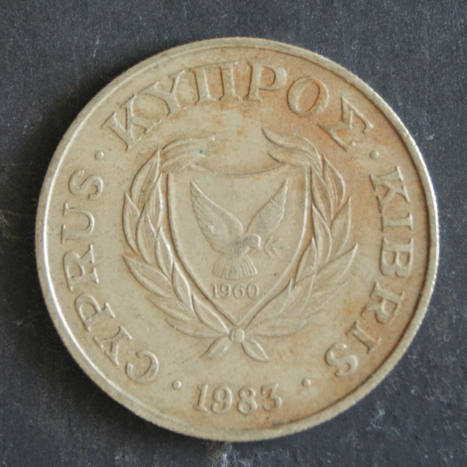 1983 10 Cents Coin Cyprus