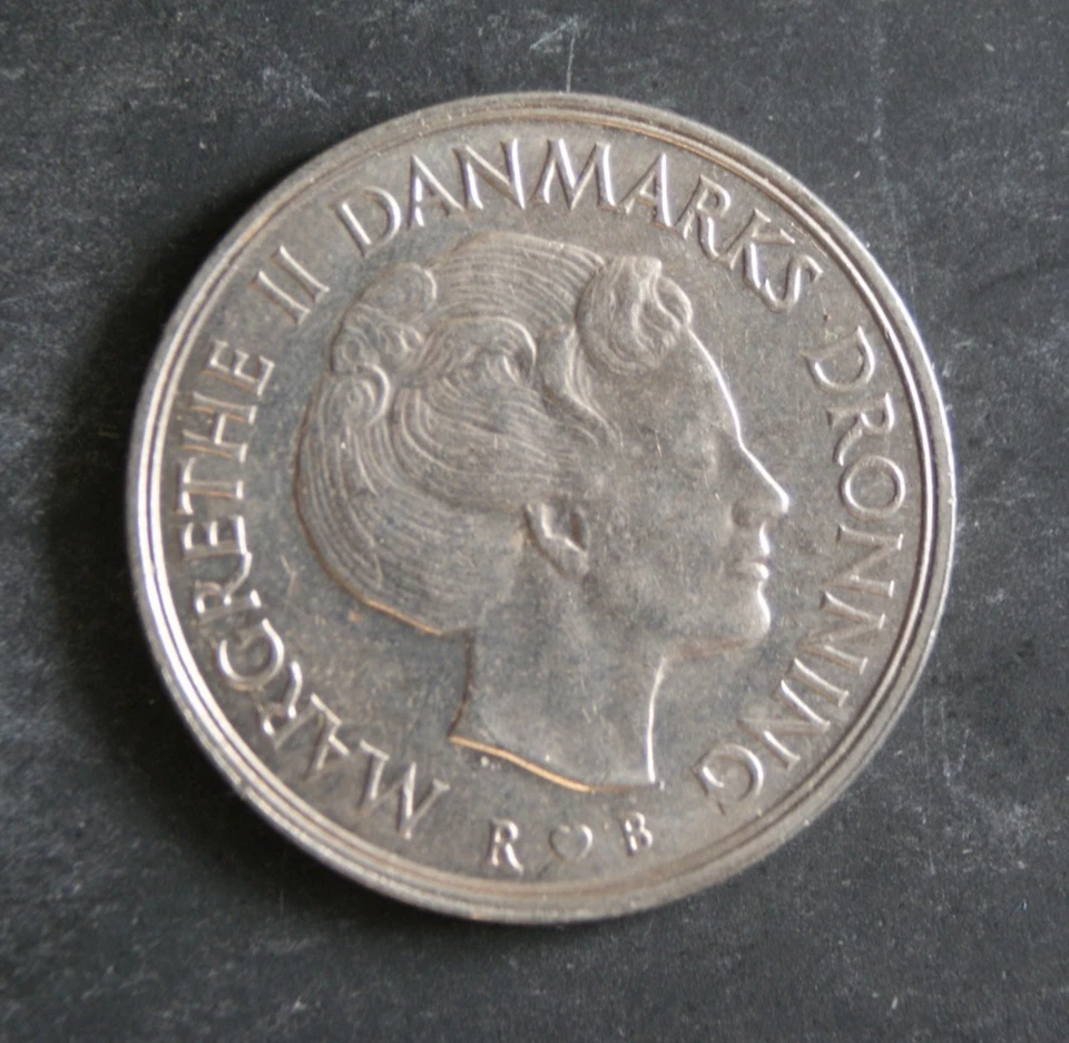 1984 1 Krone Denmark Margrethe II