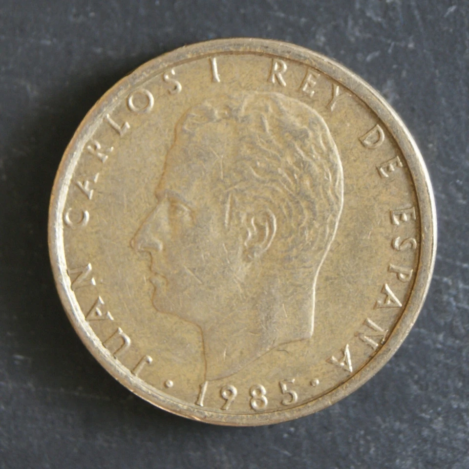 1985 100 Peseta Coin Spain Juan Carlos I