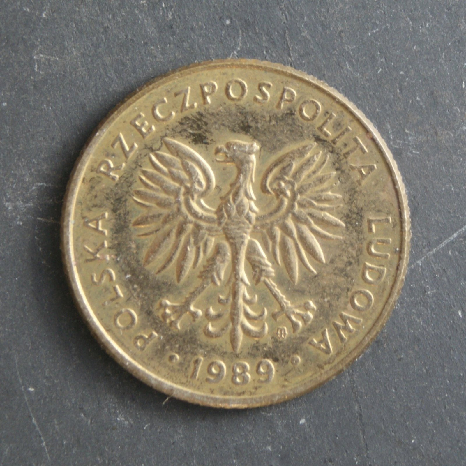 1989 10 Zlotys Coin Poland