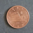 2011 5 Euro Cent Coin Italy